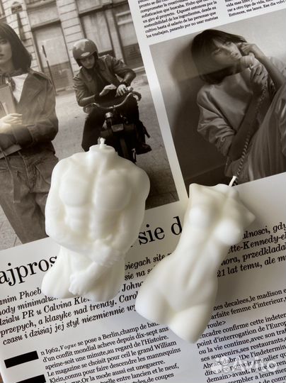 Свечи мужской и женский торс