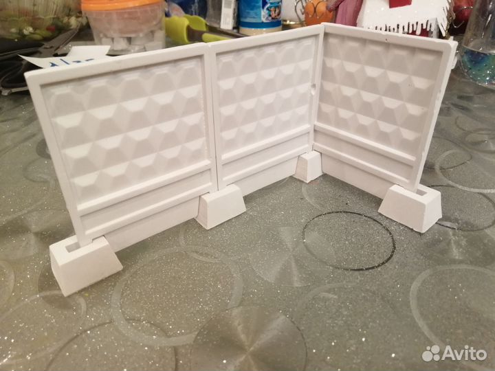 Забор по2 для диорамы макета масштаб 1/35