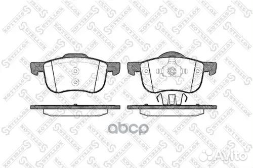 724 000B-SX колодки дисковые п. с антискр. пл