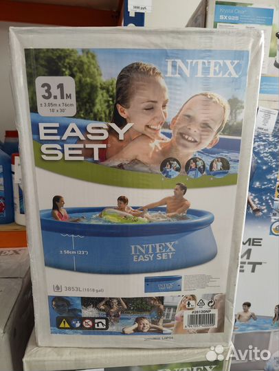 Бассейны intex серия easy SETс надувным кругом