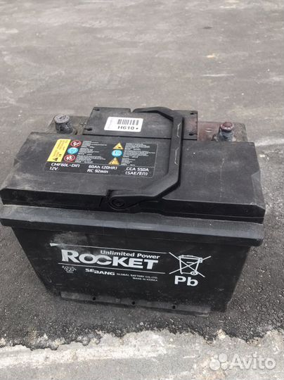 Аккумулятор rocket 60 a/ч