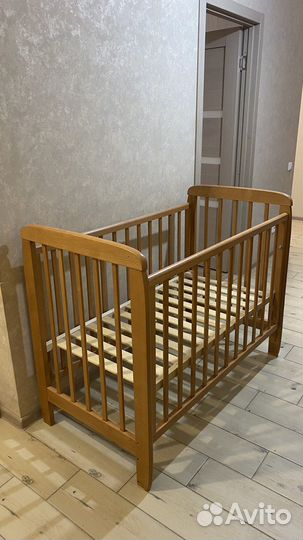 Детская кровать с матрасом (кокос)