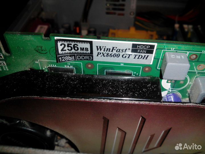 Видеокарта Win fast px 8600 gt tdh 256mb
