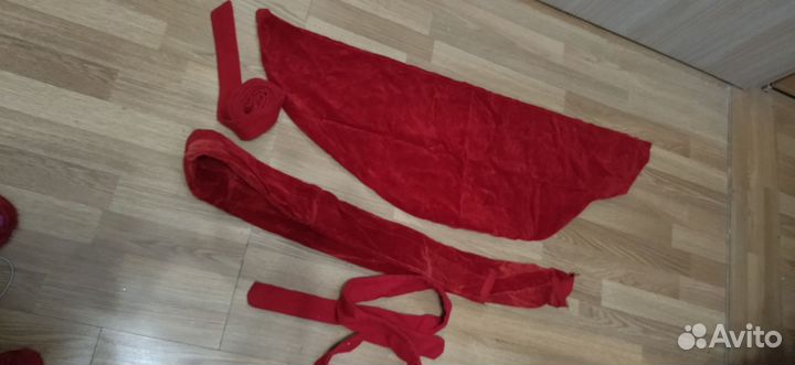 Мишура новогодняя, костюм Деда Мороза,Снегоручки