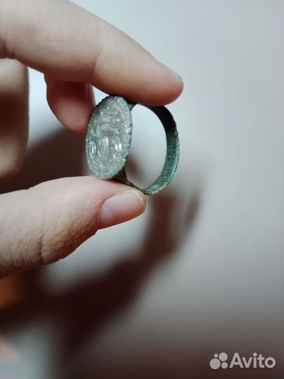 Перстень медный