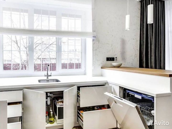 Кухня под ключ с островом