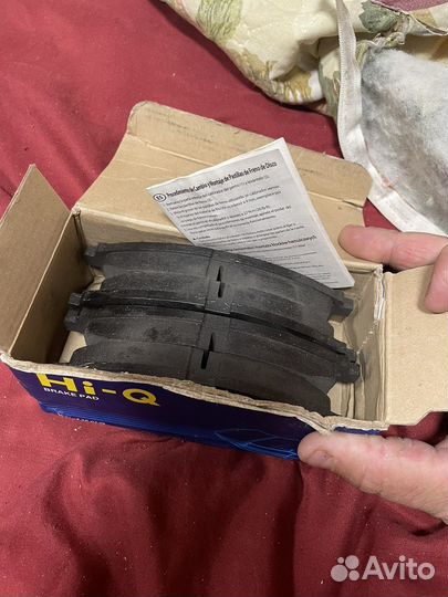 Тормозные колодки переднии шевролет