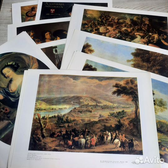 Французская живопись 16-17 веков. 1988 г