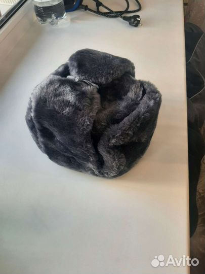 Шапка ушанка мужская