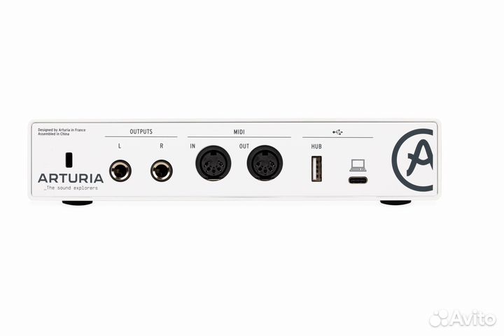 USB аудиоинтерфейс Arturia MiniFuse 2 white