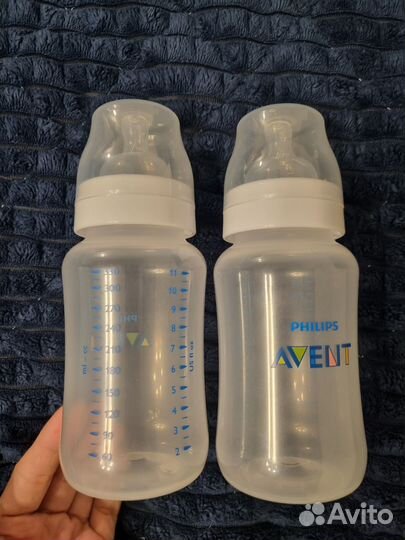 Бутылочки Avent anti-colic 2 шт новые