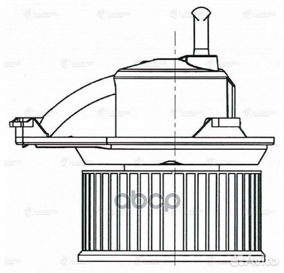 LFH 1509 вентилятор отопителя MB Sprinter Clas