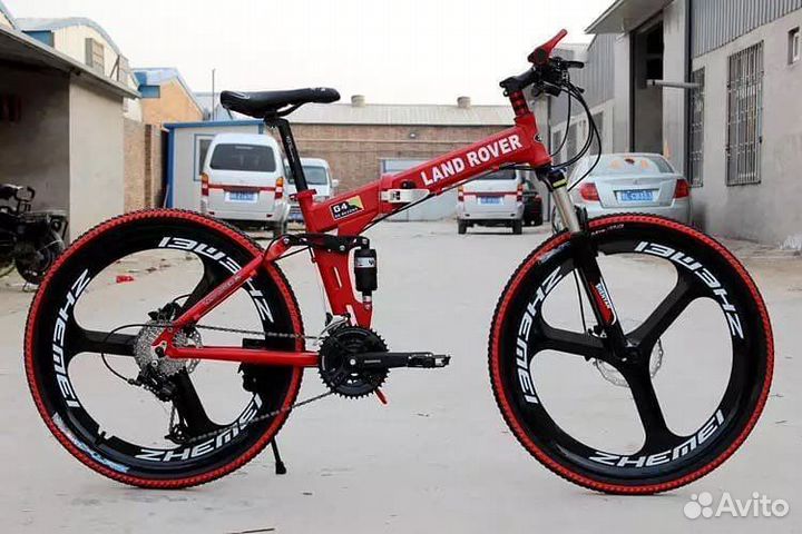 Велосипед на литых дисках. Новый