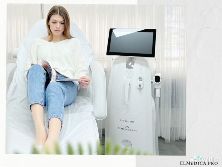 Диодный лазер ElMedica MaxOne 1200в, рассрочка