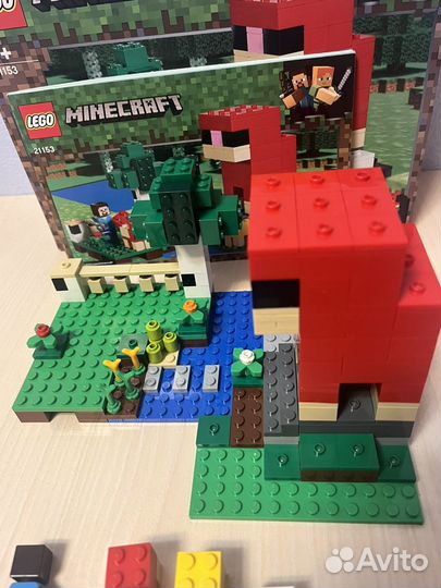Lego minecraft 21153 шерстяная ферма
