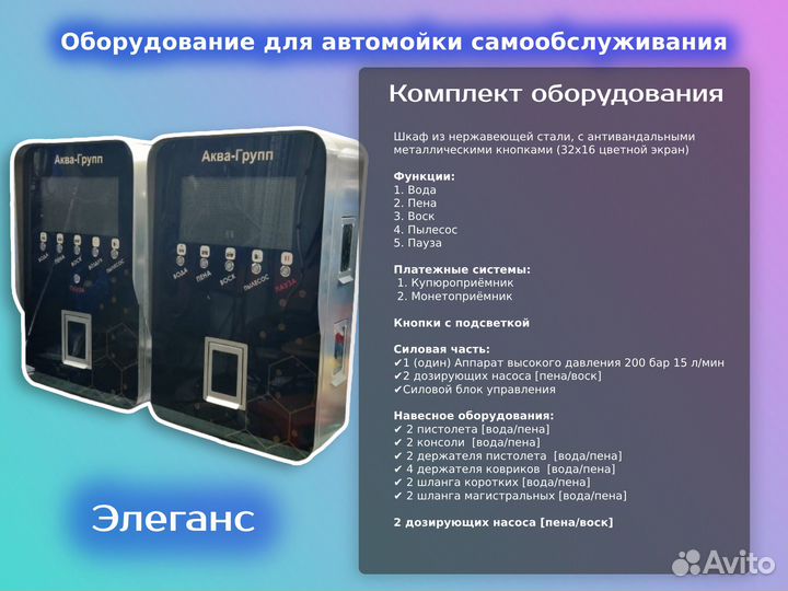 Оборудование для Автомойки / Люкс Prо 52