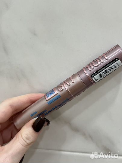 Тушь maybelline sky high водостойкая черная