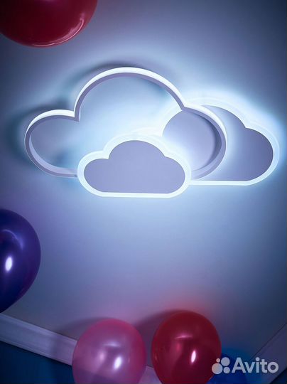 Люстра светодиодная потолочная белая