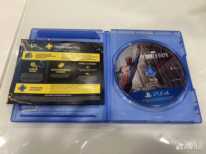 Игра (диск) на ps4 Spider-man (человек паук)