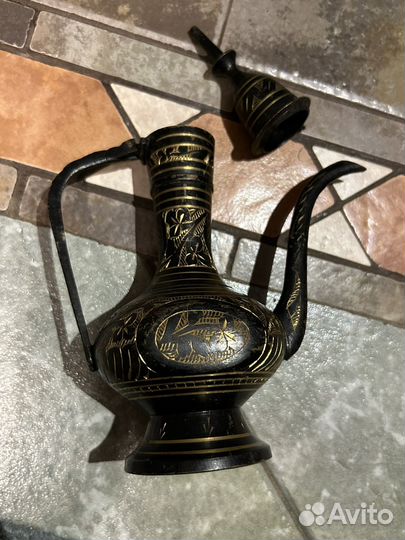 Кувшин латунный, 14 см