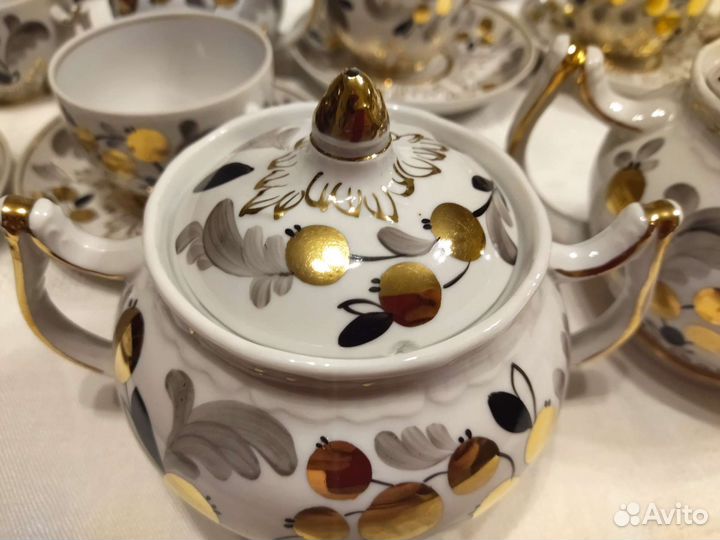 Сервиз чайный Вербилки Золотая