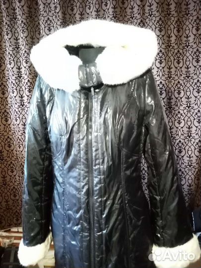 Пальто зимнее женское утепленное