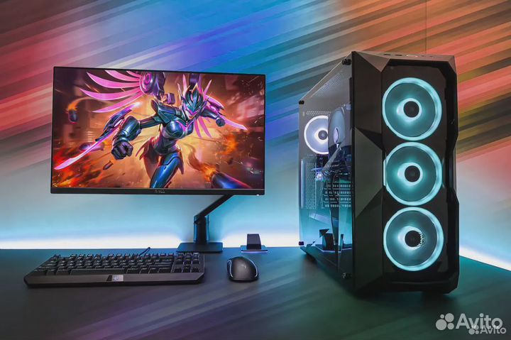 Мощный игровой Пк Intel Core i7 7700/ GTX 1070Ti