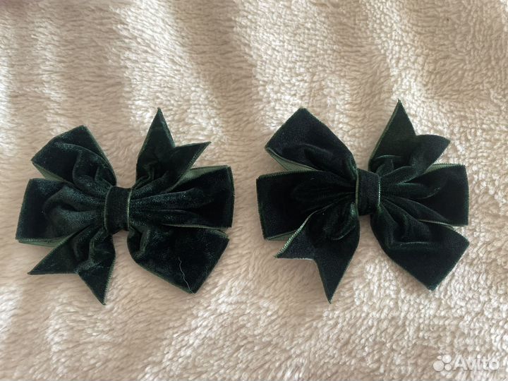 Банты на заколках комплект