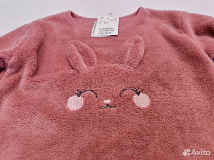 Домашний костюм плюшевый 98/104 H&M