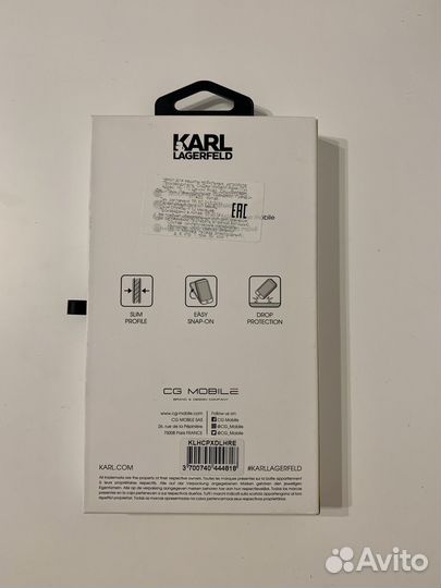 Чехол Karl Lagerfeld iPhone X/Xs