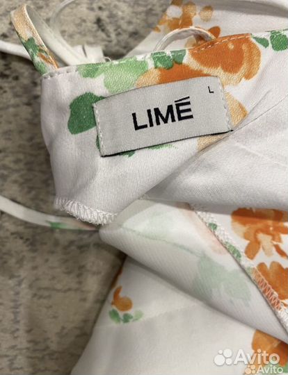 Платье в бельевом стиле lime
