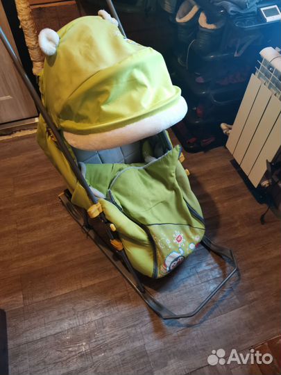 Санки на колесах