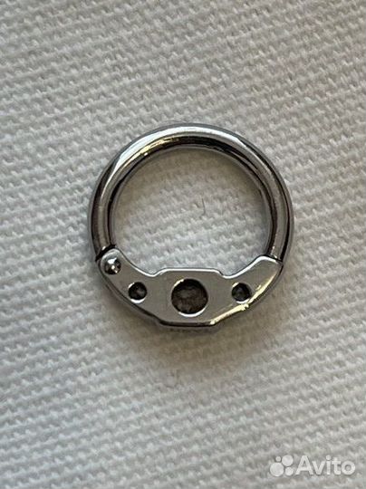 Кольцо кликер титан пирсинг