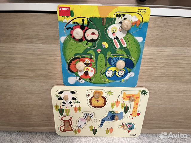 Деревянные игрушки пазлы вкладыши