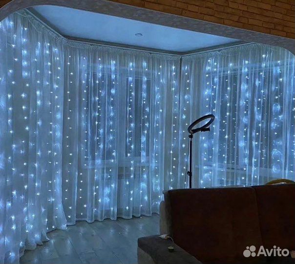 Гирлянда штора