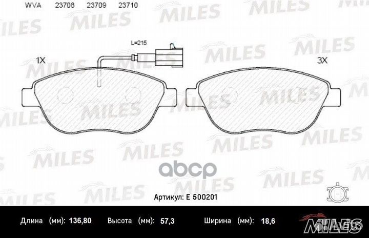 Колодки тормозные передние (Смесь ceramic серия