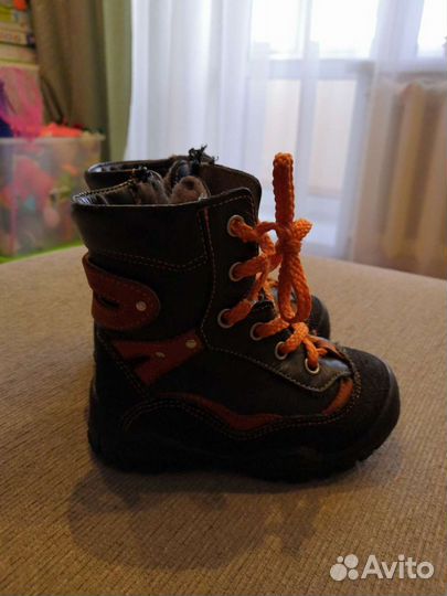 Сапоги зимние натуральная кожа 21 размер