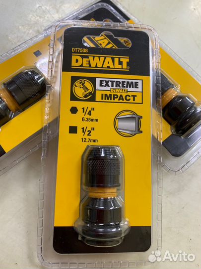 Адаптер гайковерта квадрат на биту dewalt DT7508