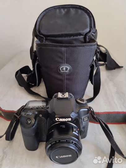 Фотоаппарат Canon 40D с объективом и сумками и акс