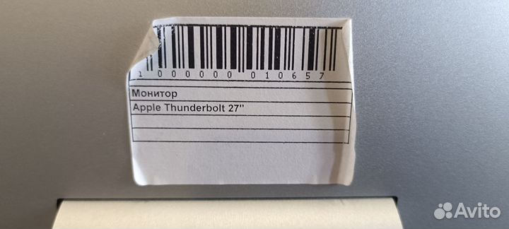 Монитор Apple thunderbolt display 27