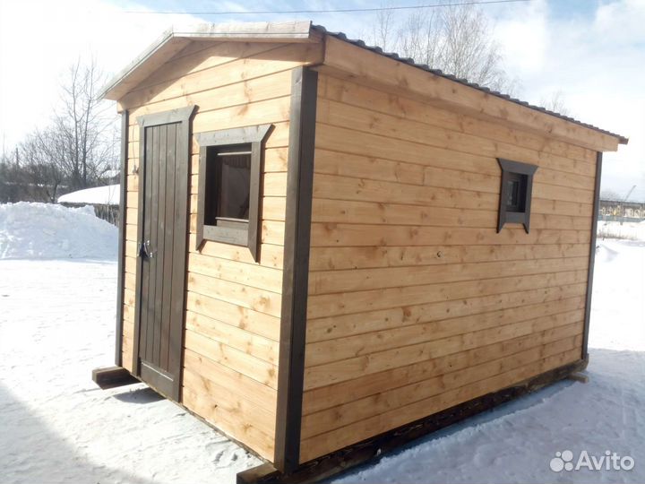 Баня каркасная