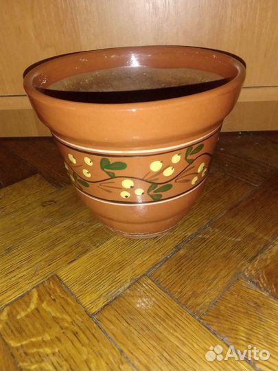 Керамические горшки для цветов бу