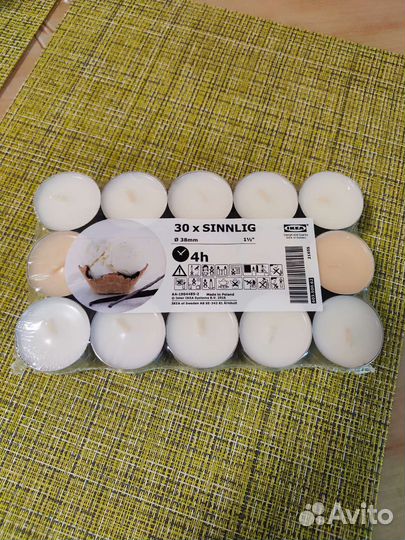 Свечи Sinlig IKEA