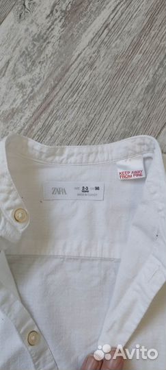 Рубашка детская 98 zara