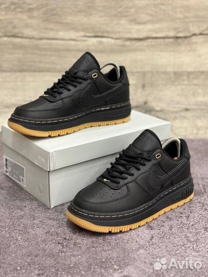 Кроссовки Nike Air Force 1 Luxe Black Gum (36-45)