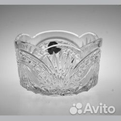Хрустальный салатник ба-1409 h-85 d-130