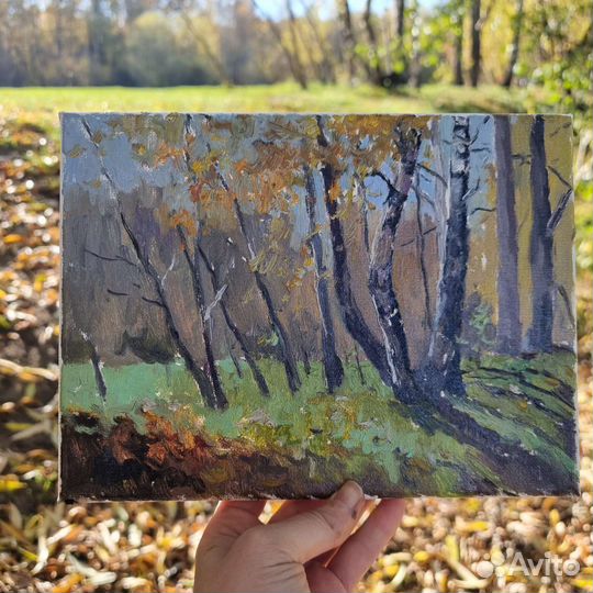 Этюд маслом на холсте