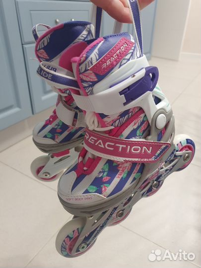 Роликовые коньки детские раздвижные reaction 26 31