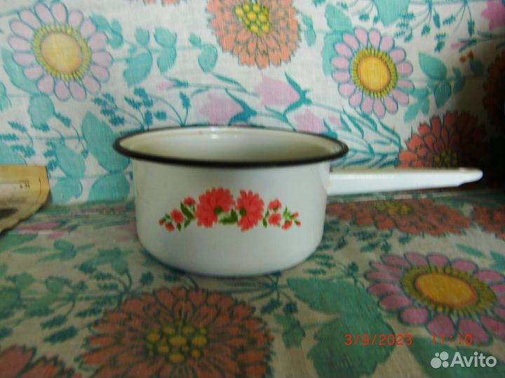 Набор из нержавейки,термос,термокастрюля, рог СССР