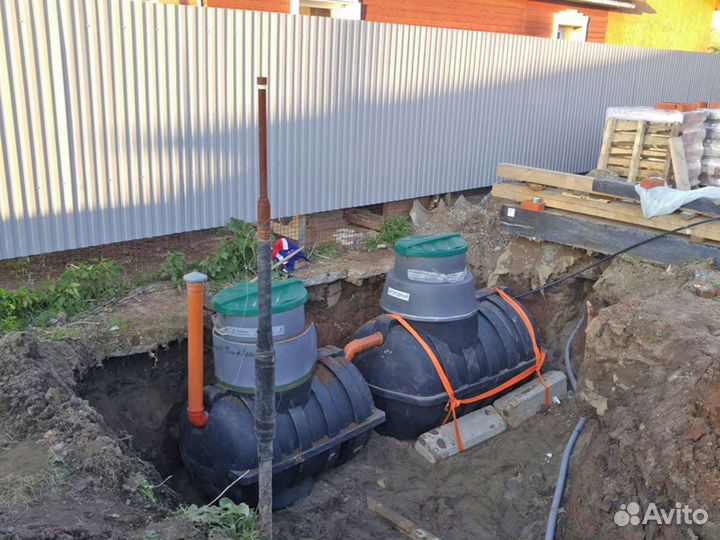 Септик эко Интал 4 без откачки